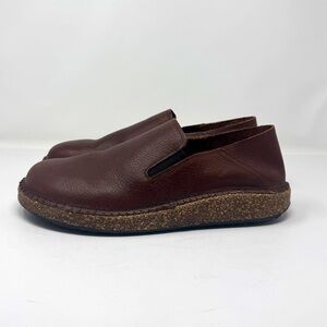 Birkenstock Callan Brown Leather Slip Ons EU 42 US 9